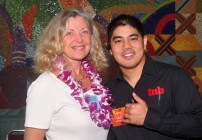 Linda Sherman with Quincy Solano at Hawaii Social Media Summit