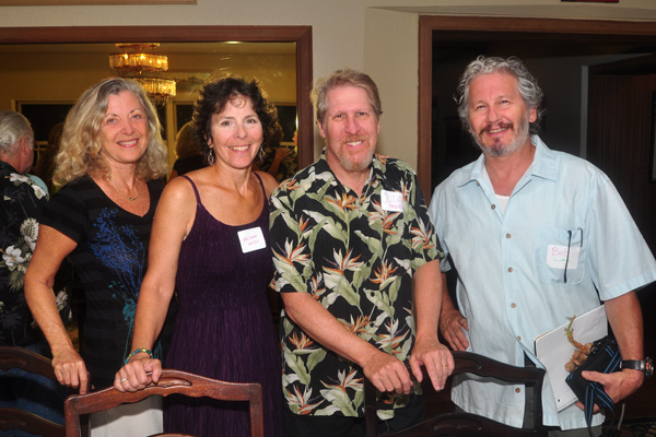 Linda Sherman, Melissa Mojo, Judah Freed, Bob Kurtz at Sustainability Forums Kauai