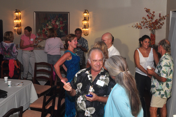 Networking Before Presentations at Sustainability Forums Kauai